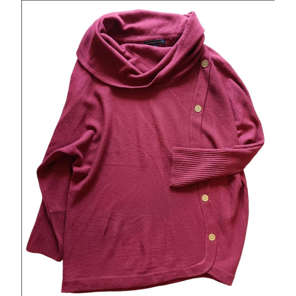 Women's Adrienne Vittadini Sweater XL Red